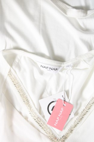 Γυναικείο αμάνικο μπλουζάκι Naf Naf, Μέγεθος S, Χρώμα Λευκό, Τιμή 15,98 €