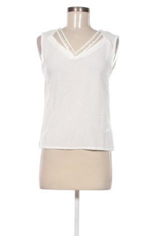 Γυναικείο αμάνικο μπλουζάκι Naf Naf, Μέγεθος S, Χρώμα Λευκό, Τιμή 7,19 €