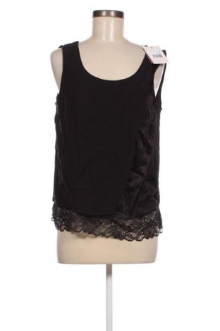 Γυναικείο αμάνικο μπλουζάκι Naf Naf, Μέγεθος L, Χρώμα Μαύρο, Τιμή 6,39 €