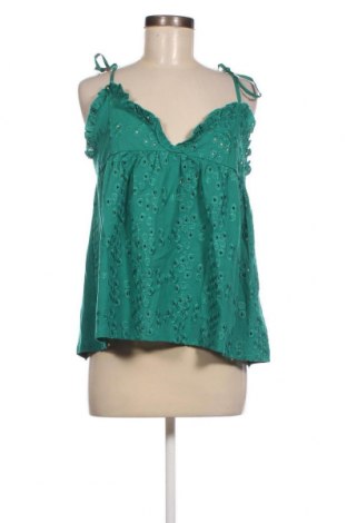 Γυναικείο αμάνικο μπλουζάκι Naf Naf, Μέγεθος L, Χρώμα Πράσινο, Τιμή 15,98 €