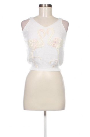 Γυναικείο αμάνικο μπλουζάκι Nisan, Μέγεθος S, Χρώμα Λευκό, Τιμή 2,04 €