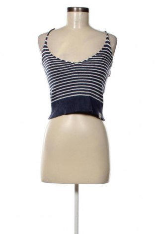 Γυναικείο αμάνικο μπλουζάκι Pull&Bear, Μέγεθος S, Χρώμα Μπλέ, Τιμή 3,86 €
