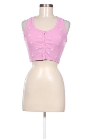 Γυναικείο αμάνικο μπλουζάκι Pull&Bear, Μέγεθος M, Χρώμα Ρόζ , Τιμή 10,59 €