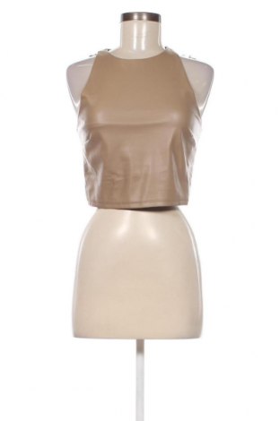 Γυναικείο αμάνικο μπλουζάκι Pull&Bear, Μέγεθος M, Χρώμα Καφέ, Τιμή 10,82 €