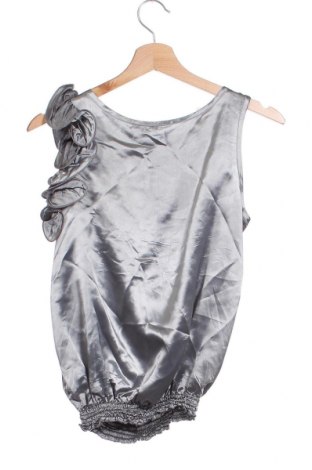 Γυναικείο αμάνικο μπλουζάκι River Island, Μέγεθος XXS, Χρώμα Ασημί, Τιμή 3,44 €