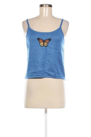 Γυναικείο αμάνικο μπλουζάκι SHEIN, Μέγεθος XL, Χρώμα Μπλέ, Τιμή 3,38 €