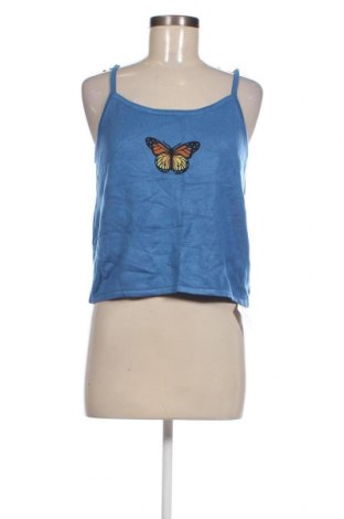 Γυναικείο αμάνικο μπλουζάκι SHEIN, Μέγεθος XL, Χρώμα Μπλέ, Τιμή 2,89 €