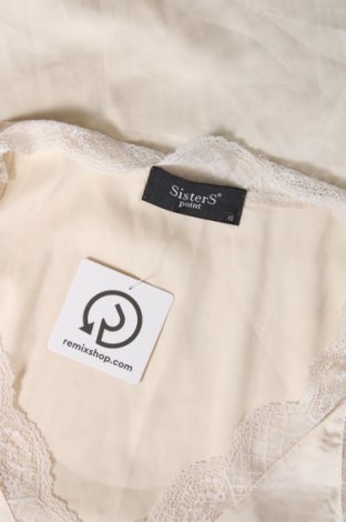 Γυναικείο αμάνικο μπλουζάκι Sisters Point, Μέγεθος XS, Χρώμα Εκρού, Τιμή 7,16 €