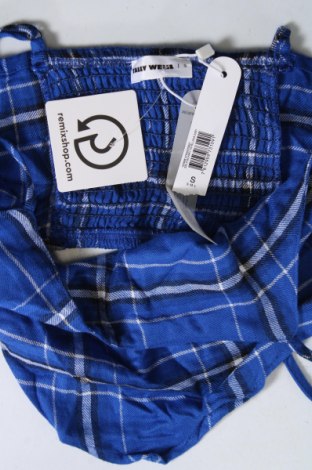 Γυναικείο αμάνικο μπλουζάκι Tally Weijl, Μέγεθος S, Χρώμα Μπλέ, Τιμή 2,92 €