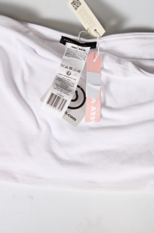 Γυναικείο αμάνικο μπλουζάκι Tally Weijl, Μέγεθος L, Χρώμα Λευκό, Τιμή 3,90 €