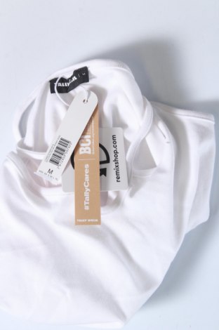 Γυναικείο αμάνικο μπλουζάκι Tally Weijl, Μέγεθος M, Χρώμα Λευκό, Τιμή 3,25 €
