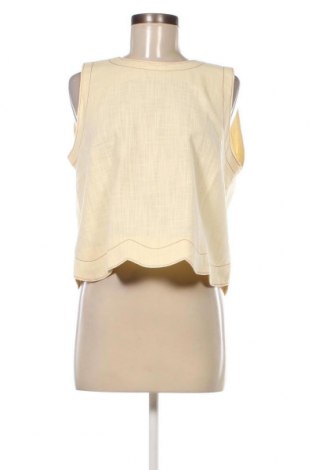 Γυναικείο αμάνικο μπλουζάκι Tara Jarmon, Μέγεθος M, Χρώμα  Μπέζ, Τιμή 22,27 €