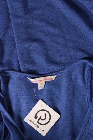 Γυναικείο αμάνικο μπλουζάκι Tom Tailor, Μέγεθος S, Χρώμα Μπλέ, Τιμή 8,66 €
