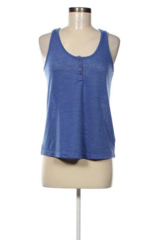 Γυναικείο αμάνικο μπλουζάκι Tom Tailor, Μέγεθος S, Χρώμα Μπλέ, Τιμή 3,46 €