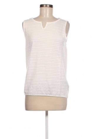 Γυναικείο αμάνικο μπλουζάκι Tom Tailor, Μέγεθος M, Χρώμα Λευκό, Τιμή 7,19 €