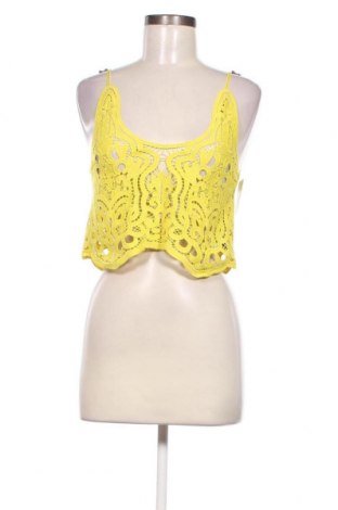 Γυναικείο αμάνικο μπλουζάκι Undiz, Μέγεθος S, Χρώμα Κίτρινο, Τιμή 5,59 €