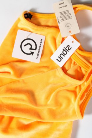 Γυναικείο αμάνικο μπλουζάκι Undiz, Μέγεθος S, Χρώμα Κίτρινο, Τιμή 15,98 €