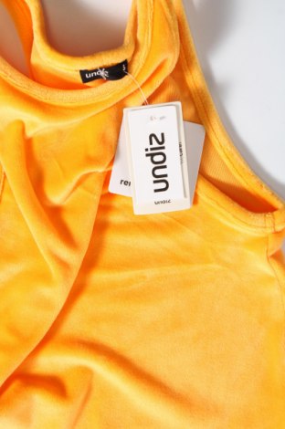 Γυναικείο αμάνικο μπλουζάκι Undiz, Μέγεθος S, Χρώμα Κίτρινο, Τιμή 2,72 €