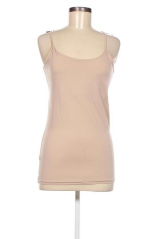 Γυναικείο αμάνικο μπλουζάκι VILA, Μέγεθος M, Χρώμα  Μπέζ, Τιμή 4,20 €
