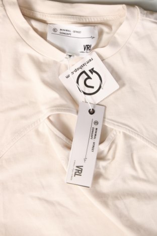 Tricou de damă Viral Vibes, Mărime M, Culoare Bej, Preț 33,65 Lei