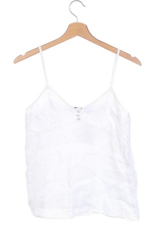 Γυναικείο αμάνικο μπλουζάκι Zara, Μέγεθος XS, Χρώμα Λευκό, Τιμή 9,75 €