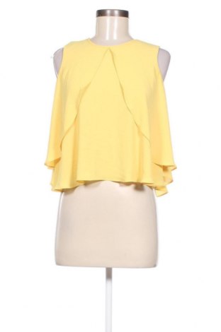 Γυναικείο αμάνικο μπλουζάκι Zara, Μέγεθος S, Χρώμα Κίτρινο, Τιμή 3,68 €