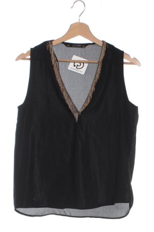 Γυναικείο αμάνικο μπλουζάκι Zara, Μέγεθος XS, Χρώμα Μαύρο, Τιμή 2,89 €