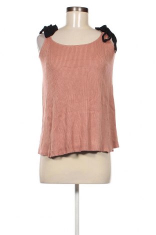 Γυναικείο αμάνικο μπλουζάκι Zara Knitwear, Μέγεθος M, Χρώμα Σάπιο μήλο, Τιμή 3,33 €