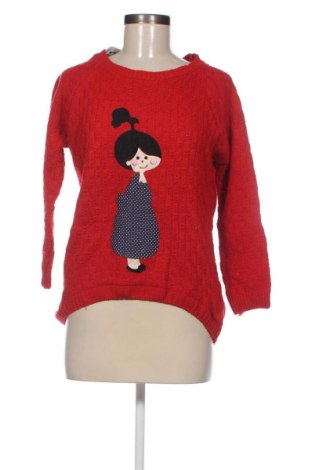 Дамски пуловер, Размер M, Цвят Червен, Цена 13,92 лв.
