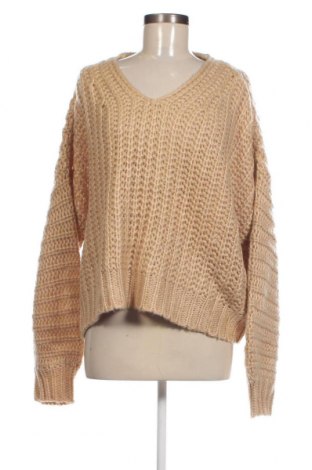 Дамски пуловер, Размер L, Цвят Бежов, Цена 29,00 лв.