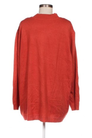 Дамски пуловер, Размер 4XL, Цвят Оранжев, Цена 26,10 лв.