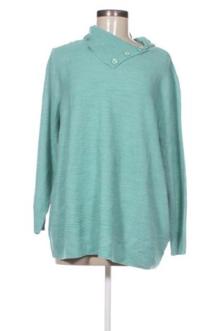 Дамски пуловер, Размер XXL, Цвят Зелен, Цена 20,30 лв.