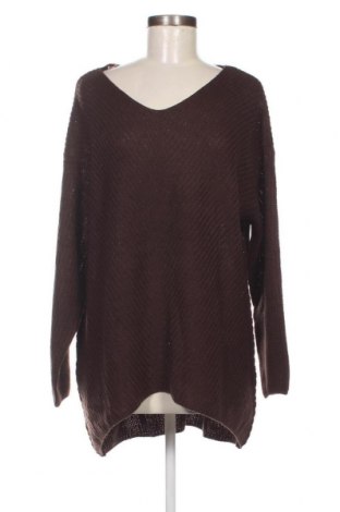 Дамски пуловер, Размер XXL, Цвят Кафяв, Цена 14,50 лв.