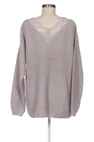 Γυναικείο πουλόβερ, Μέγεθος 3XL, Χρώμα Γκρί, Τιμή 17,04 €
