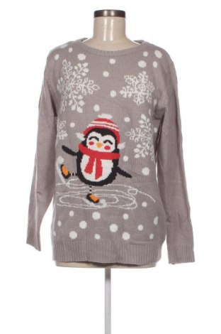 Γυναικείο πουλόβερ, Μέγεθος L, Χρώμα Γκρί, Τιμή 9,39 €