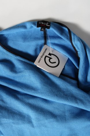 Γυναικείο πουλόβερ 17 & Co., Μέγεθος XL, Χρώμα Μπλέ, Τιμή 10,05 €