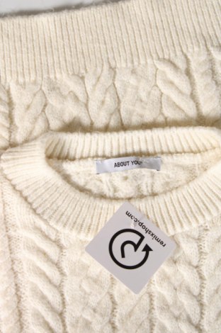 Γυναικείο πουλόβερ About You, Μέγεθος S, Χρώμα Εκρού, Τιμή 16,70 €