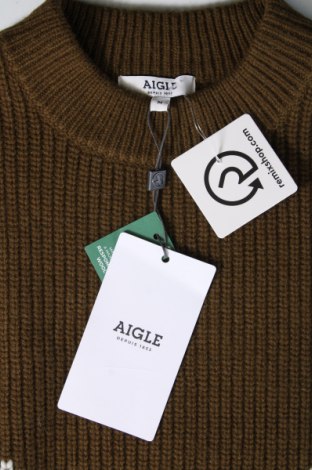 Дамски пуловер Aigle, Размер M, Цвят Зелен, Цена 97,92 лв.