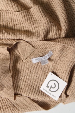 Дамски пуловер Amisu, Размер XS, Цвят Бежов, Цена 11,02 лв.
