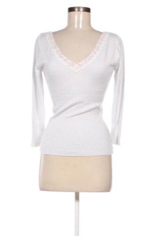 Γυναικείο πουλόβερ Amisu, Μέγεθος M, Χρώμα Λευκό, Τιμή 4,66 €