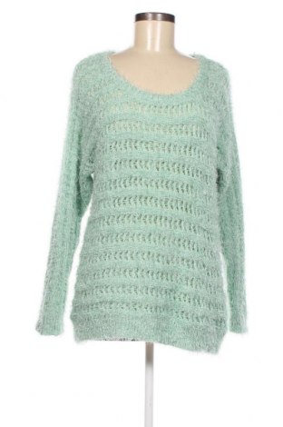 Дамски пуловер Amisu, Размер L, Цвят Зелен, Цена 17,60 лв.