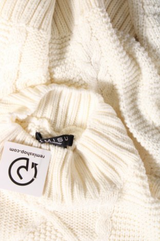 Дамски пуловер Amisu, Размер S, Цвят Бял, Цена 9,57 лв.