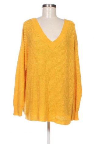 Дамски пуловер Amisu, Размер L, Цвят Жълт, Цена 7,54 лв.