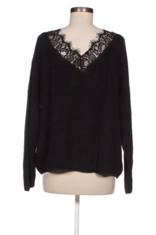 Γυναικείο πουλόβερ Amisu, Μέγεθος L, Χρώμα Μαύρο, Τιμή 5,20 €