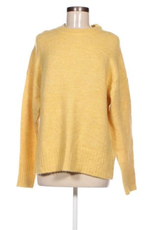 Дамски пуловер Amisu, Размер L, Цвят Жълт, Цена 7,54 лв.