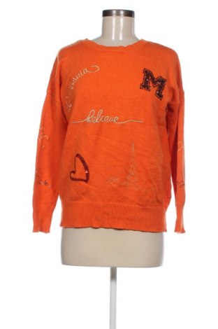 Дамски пуловер Aniston, Размер M, Цвят Оранжев, Цена 11,60 лв.