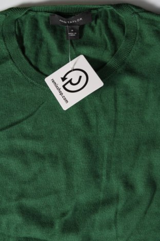 Дамски пуловер Ann Taylor, Размер M, Цвят Зелен, Цена 17,98 лв.
