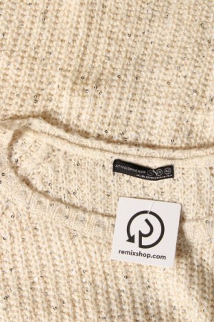 Дамски пуловер Atmosphere, Размер L, Цвят Екрю, Цена 11,60 лв.