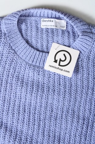 Γυναικείο πουλόβερ Bershka, Μέγεθος XS, Χρώμα Μπλέ, Τιμή 7,18 €