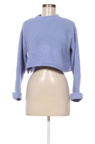 Дамски пуловер Bershka, Размер XS, Цвят Син, Цена 11,60 лв.